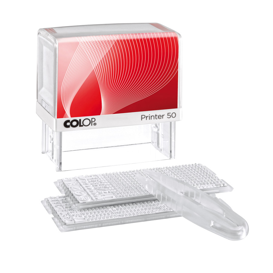 Штамп самонабірний 8-ми рядковий з рамкою Colop - фото 1