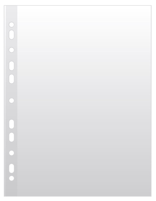 Файл матовый А4, 50мкм., верхний разрез, 100шт./уп. DONAU - фото 1