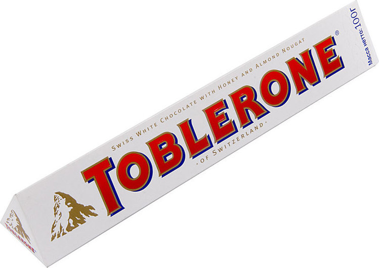 Купить Шоколад Тоблерон в белом шоколаде, 100г. Toblerone в магазине ...