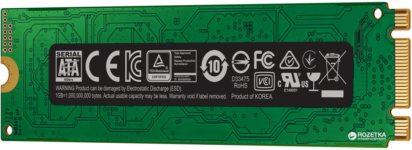 Накопитель SSD SAMSUNG  860 EVO 500GB M.2 SATA TLC  SAMSUNG - фото 2