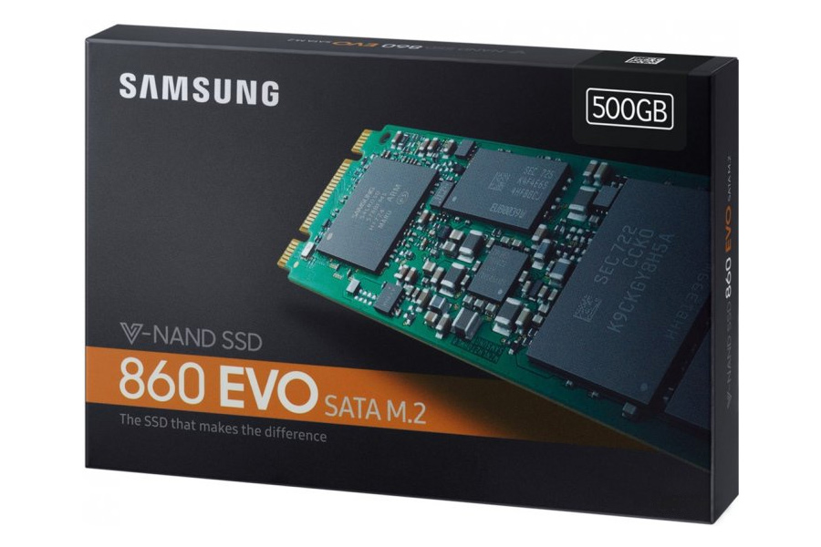 Накопитель SSD SAMSUNG  860 EVO 500GB M.2 SATA TLC  SAMSUNG - фото 3