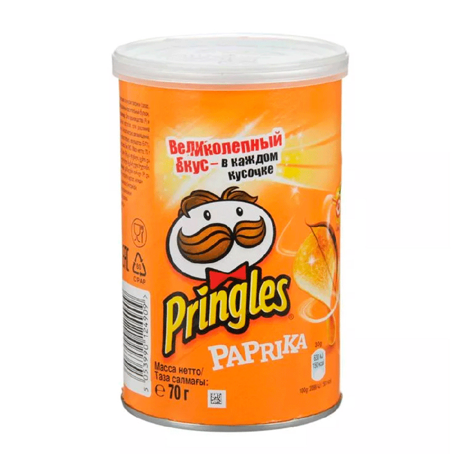 Чіпси Pringles паприка, 70г. Pringles - фото 1