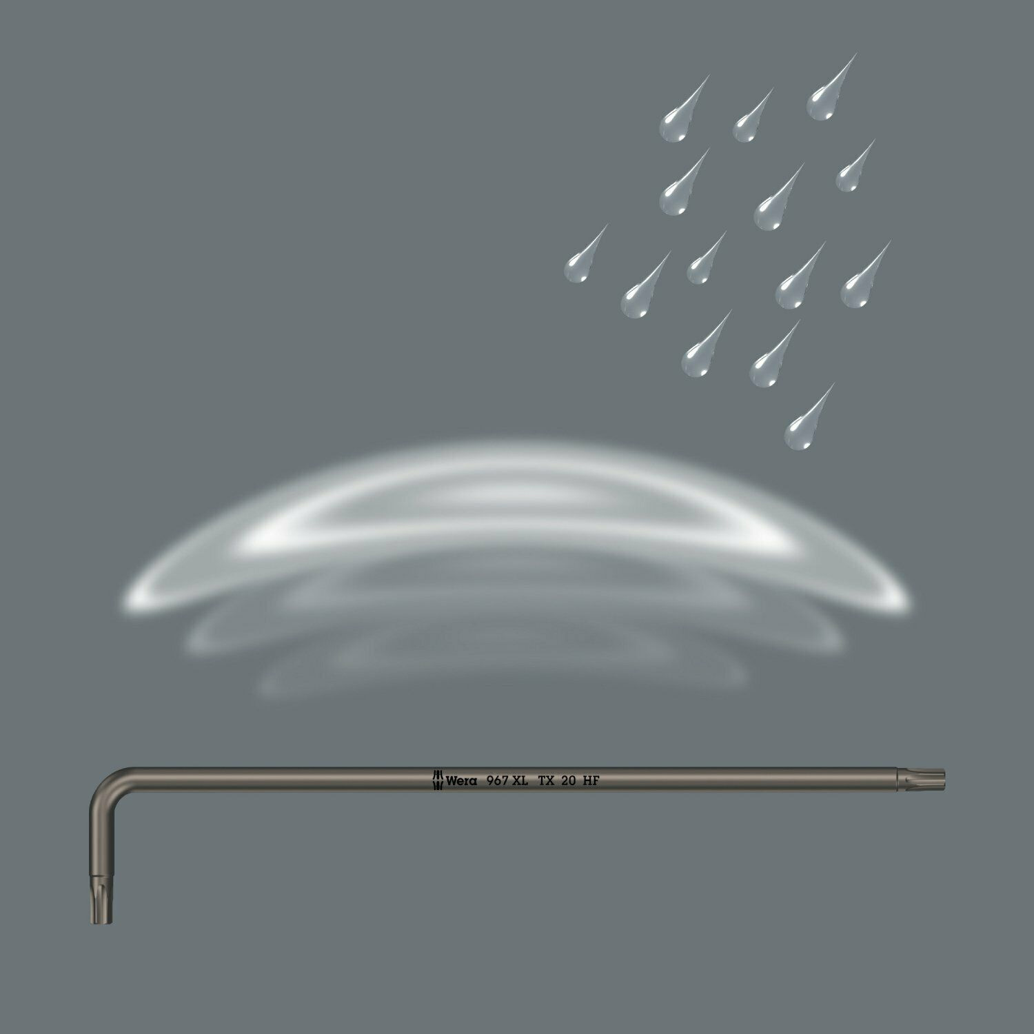 Ключ Г-образный, 950 PKL, дюймовый, BlackLaser, 7/32×180мм WERA - фото 2