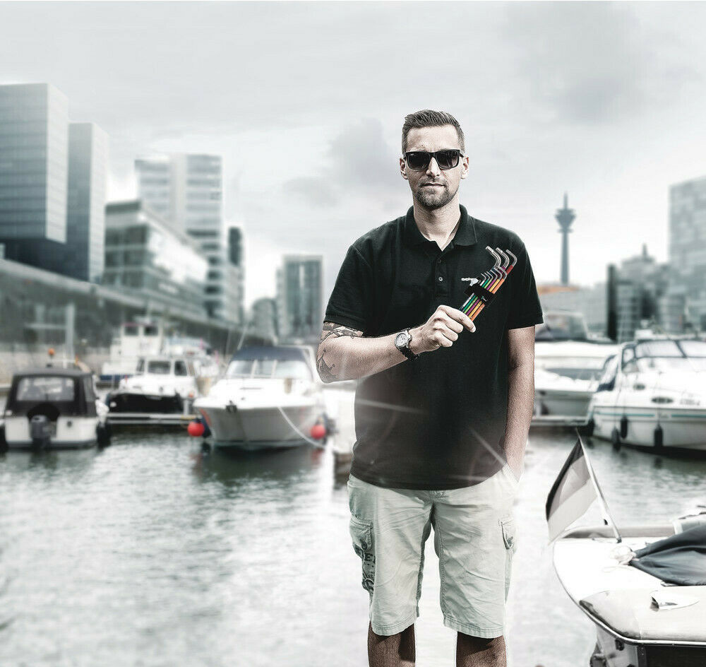 Ключ Г-образный, 950 PKL, дюймовый, BlackLaser, 7/32×180мм WERA - фото 3