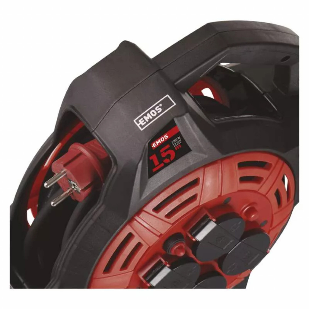 Фильтр-удлинитель P08215, 4 розетки,  15м., с прожектором Emos - фото 1