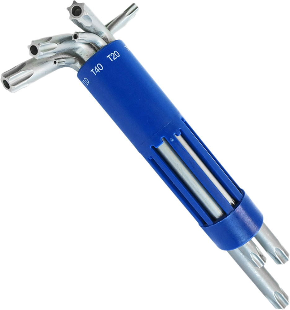 Набор шестигранных  ключей (TX0 10-50) Cr-V, 8 шт. S&R - фото 3