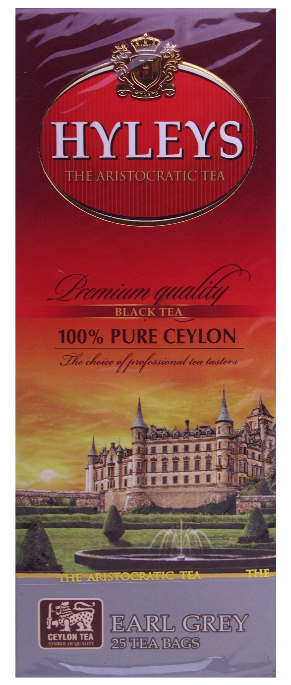 Чай черный ароматизированный Эрл Грей, 25пак. по 2г. Hyleys - фото 1