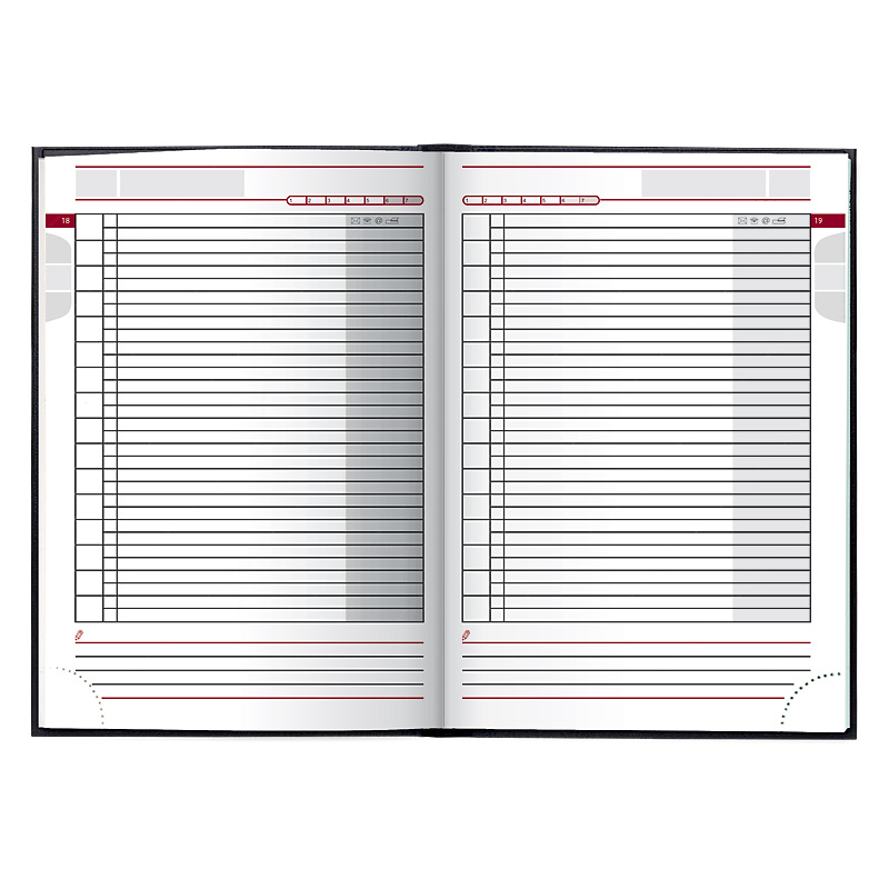 Ежедневник недатированный Агенда Miradur, син. Brunnen - фото 3