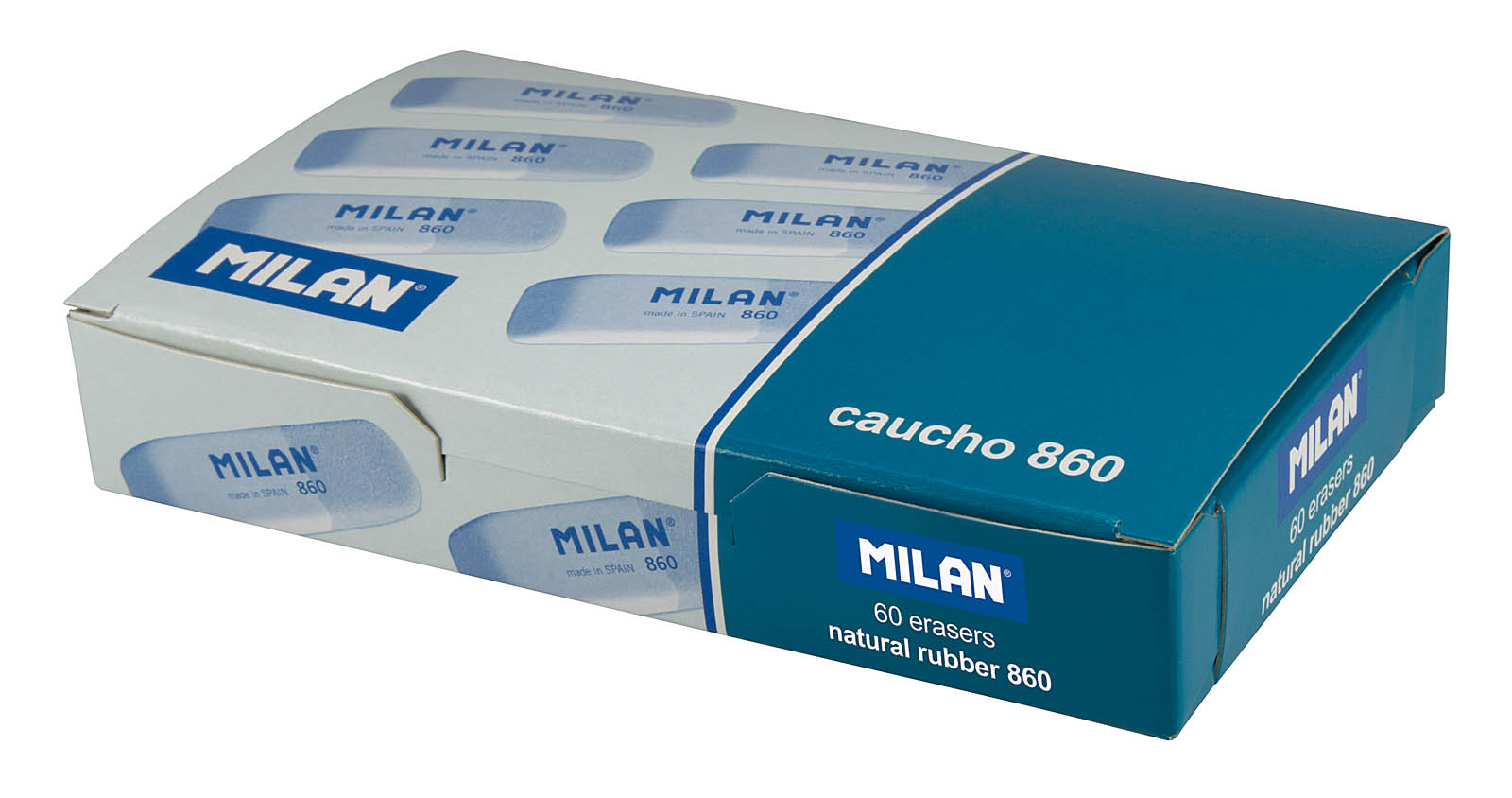 Гумка 860 подвійна, абразивна MILAN - фото 1