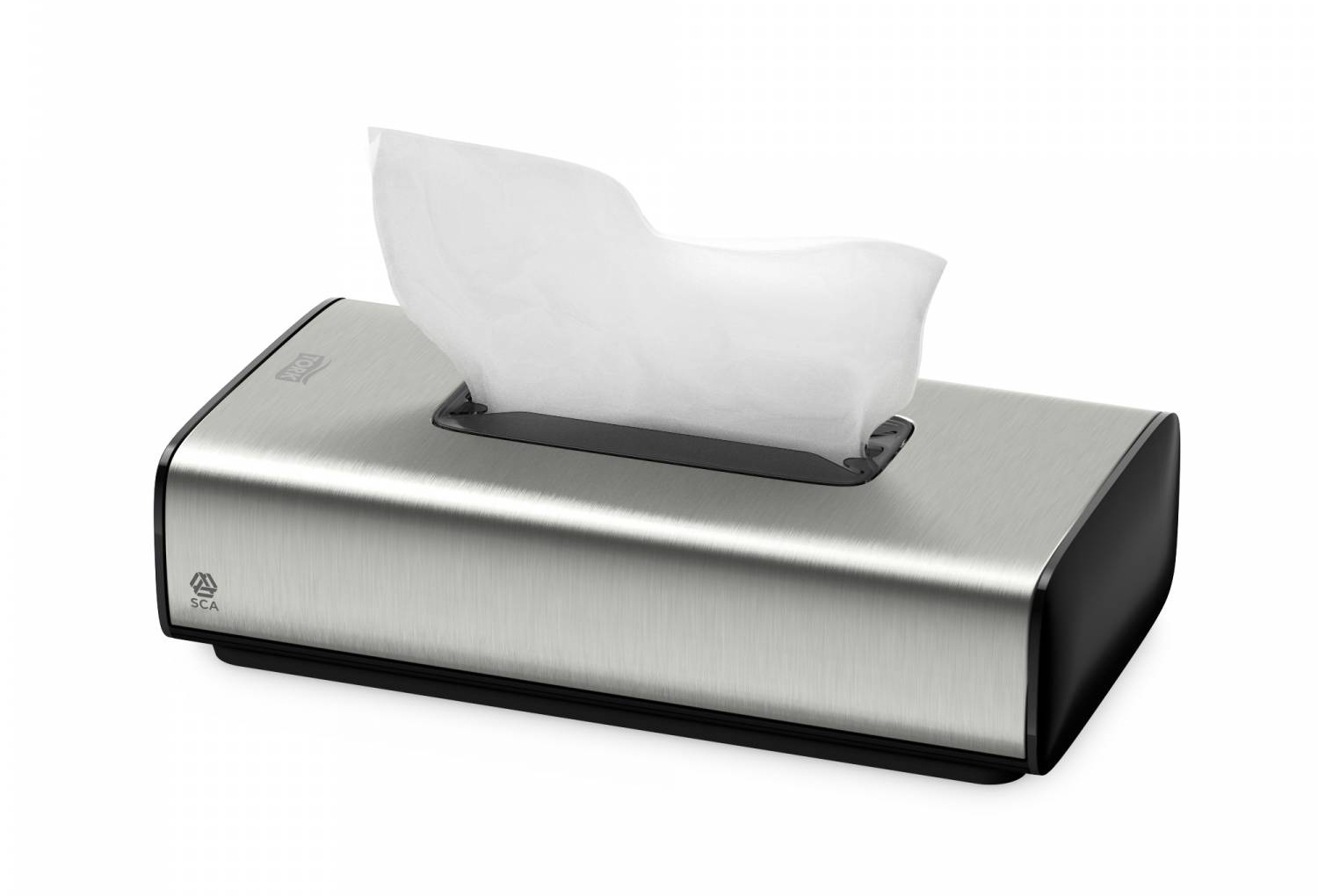 Диспенсер для серветок для обличчя, метал / пластик, Image Design, (F1), сірий Tork - фото 1