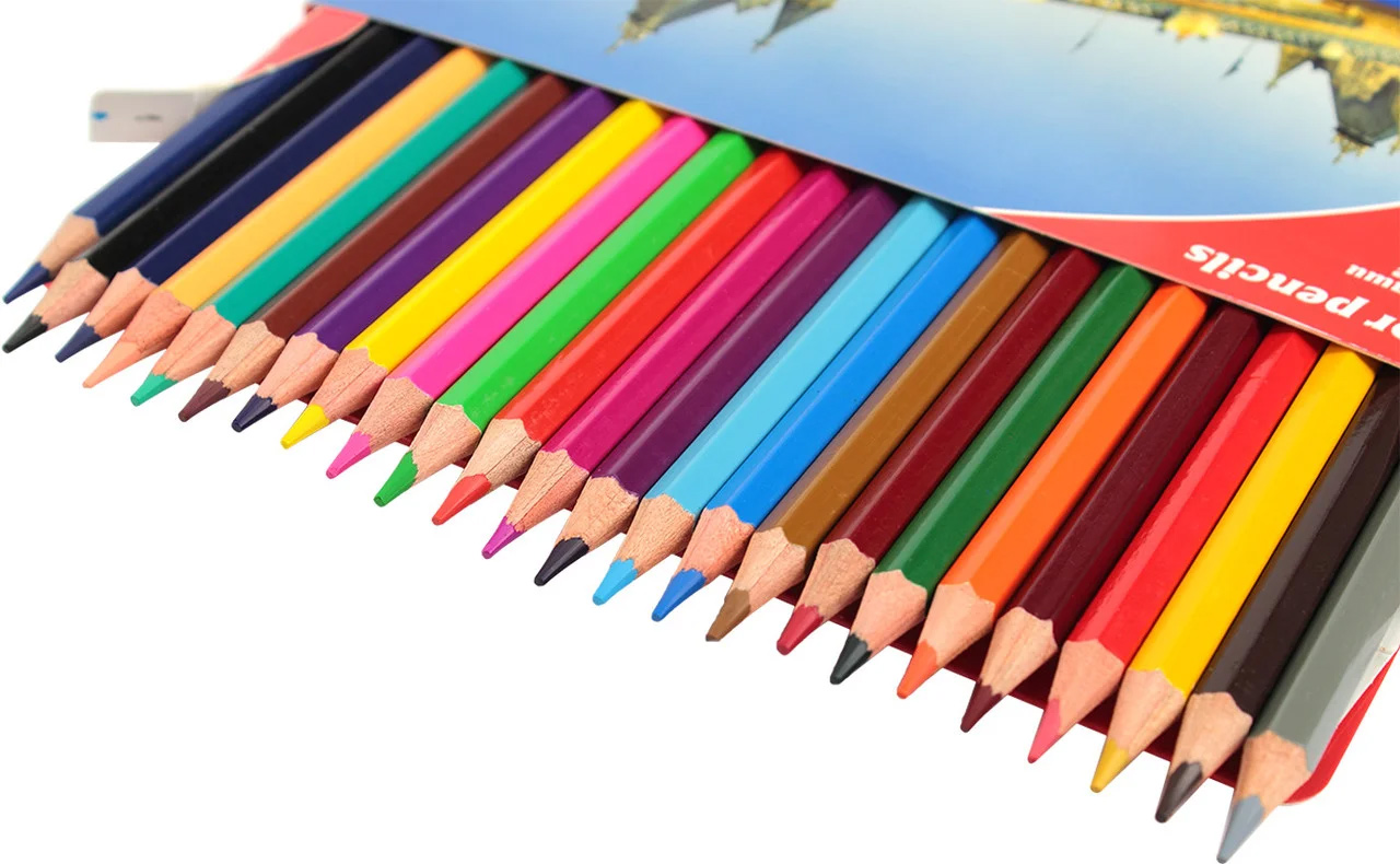 Карандаши цветные, 24цв. 