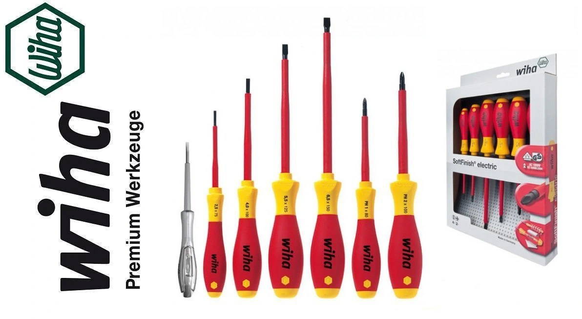Набор отверток, SoftFinish electric, 7ед. Wiha - фото 1