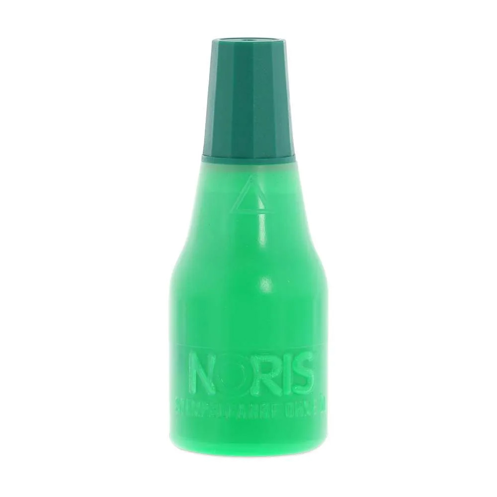 Штемпельная краска ультрафиолетовая на водной основе 117 NEON-UV, 25мл.,  флюоресцентная зелен. Noris - фото 1
