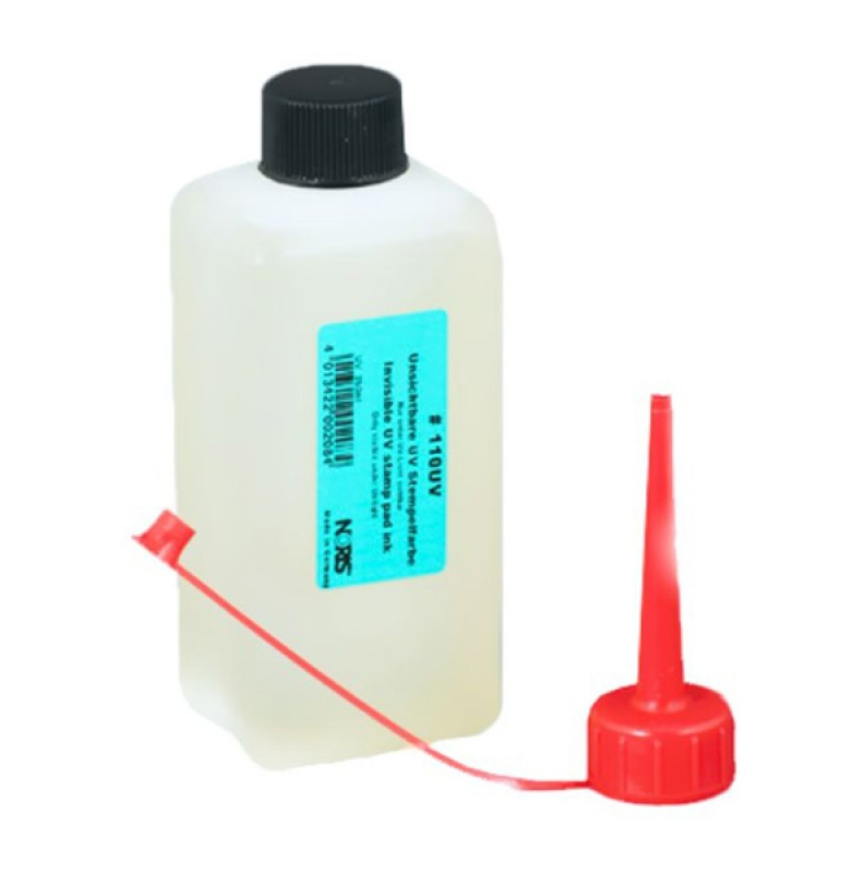 Штемпельная краска ультрафиолетовая на водной основе 110UV, 250мл., невидимая Noris - фото 1