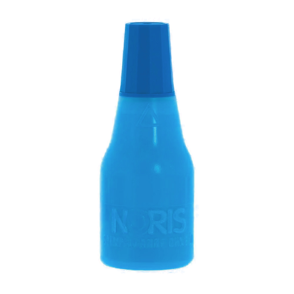 Штемпельна фарба ультрафіолетова на водній основі 117 NEON-UV, 25мл., флюоресцентна син. Noris - фото 2