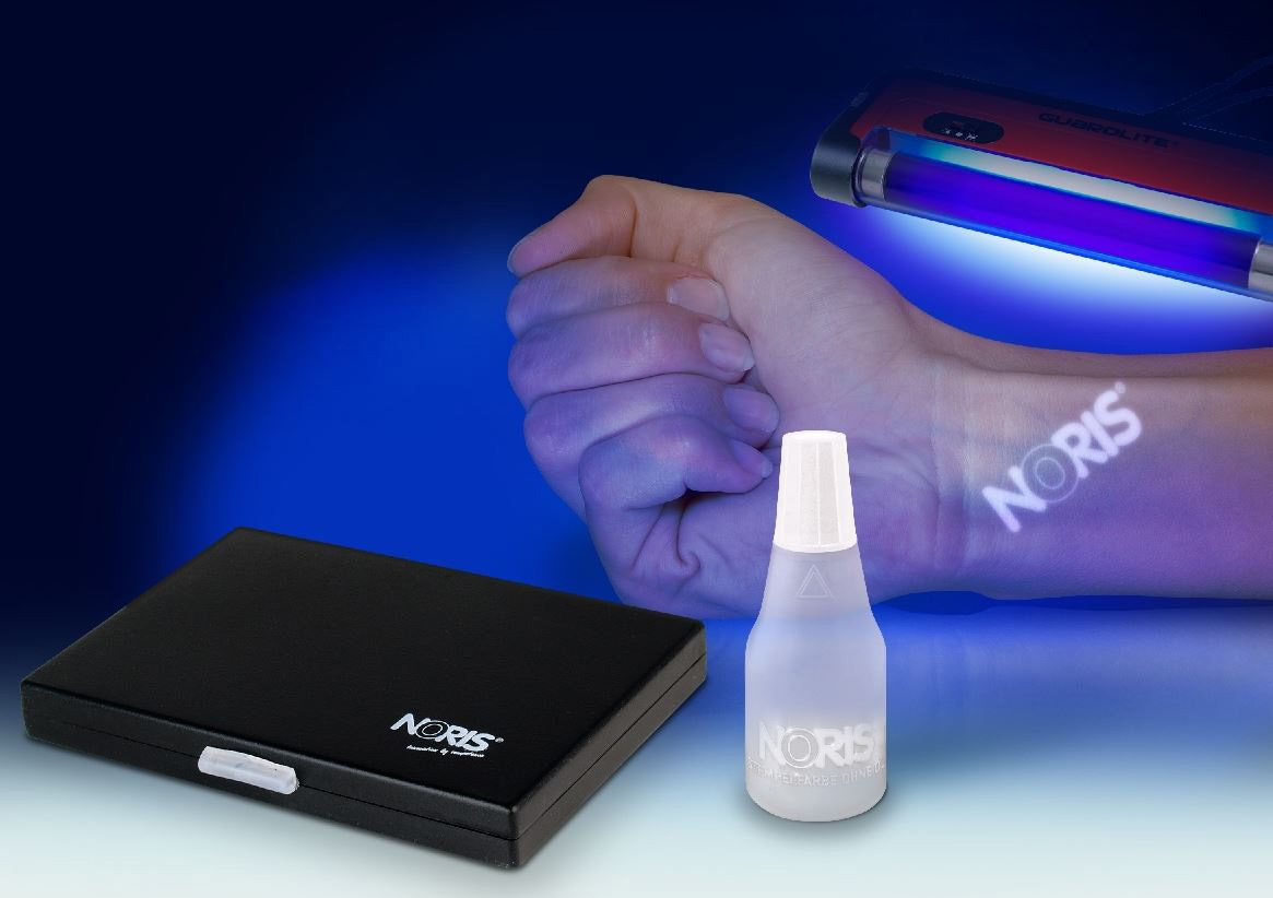 Штемпельна фарба ультрафіолетова на водній основі 110 UV, 50мл., невидима. Noris - фото 2