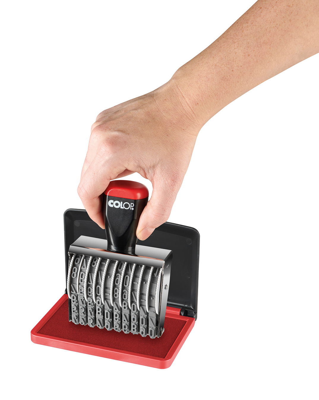 Подушка штемпельна 110*70мм., черв. Colop - фото 1