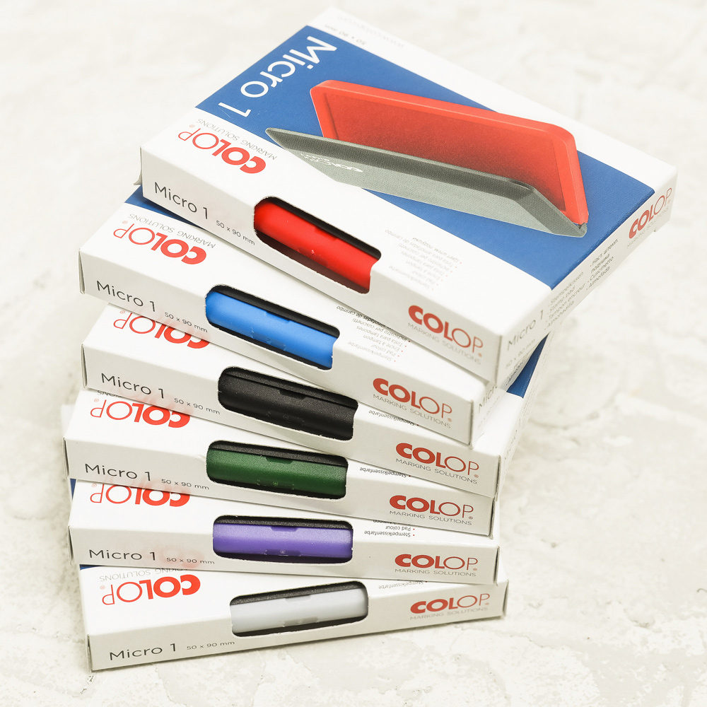 Подушка штемпельна 90*50мм., фіолет. Colop - фото 2