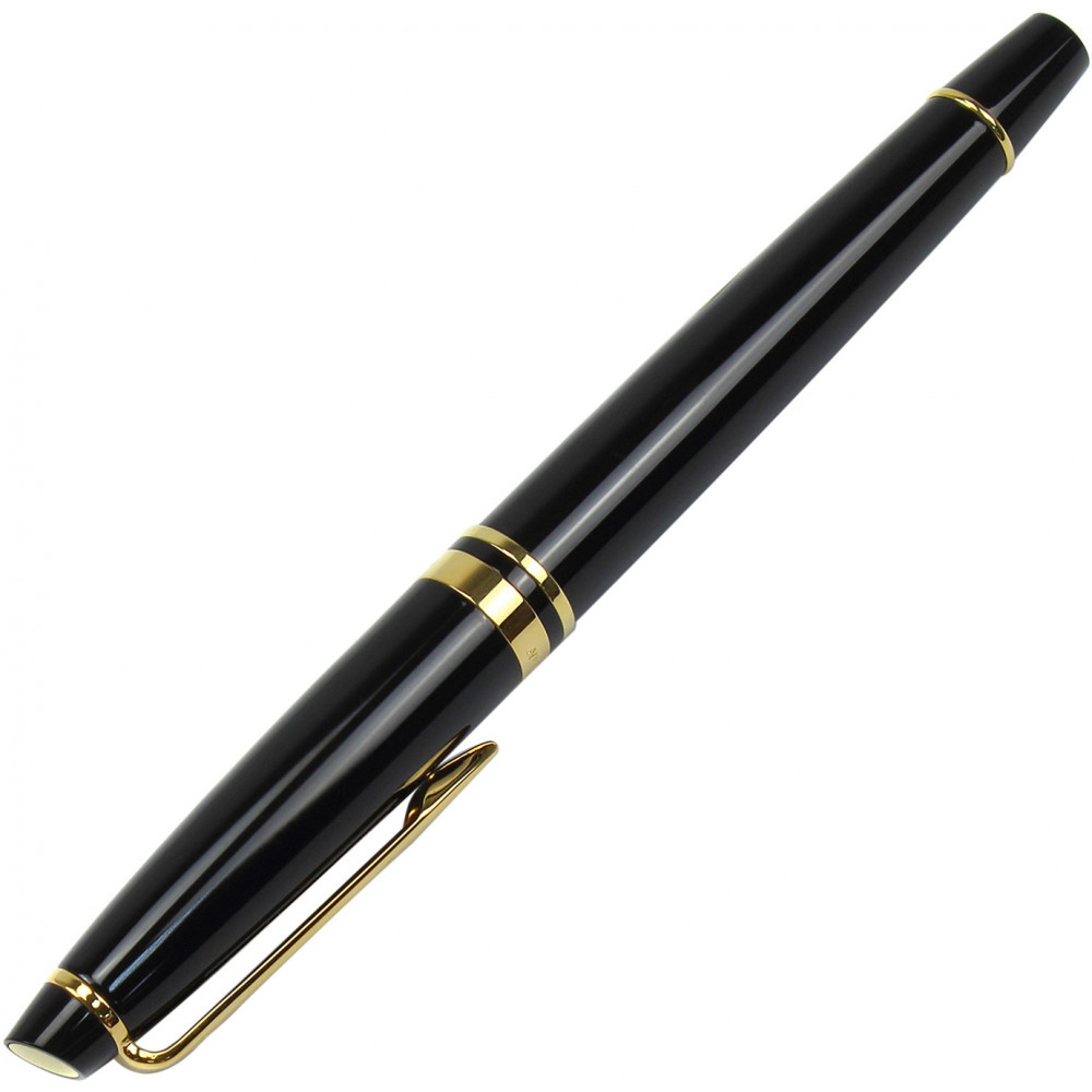 Ручка перова EXPERT Black FP, затиск - сталь, чорн. Waterman - фото 1