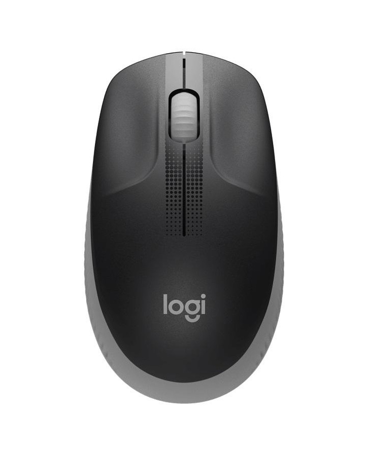 Миша бездротова оптична М190 FULL-SIZE WIRELESS MID GREY, сірий Logitech - фото 1