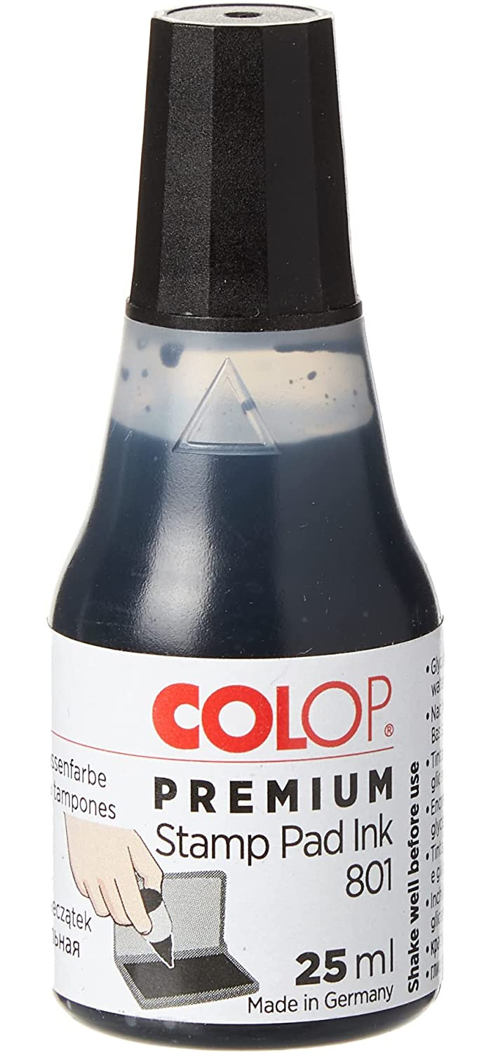 Краска штемпельная 801s, 25мл., черн. Colop - фото 1