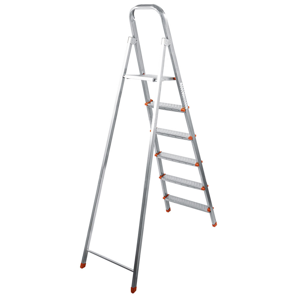 Драбина, 6 сходинок, металева Budfix - фото 1