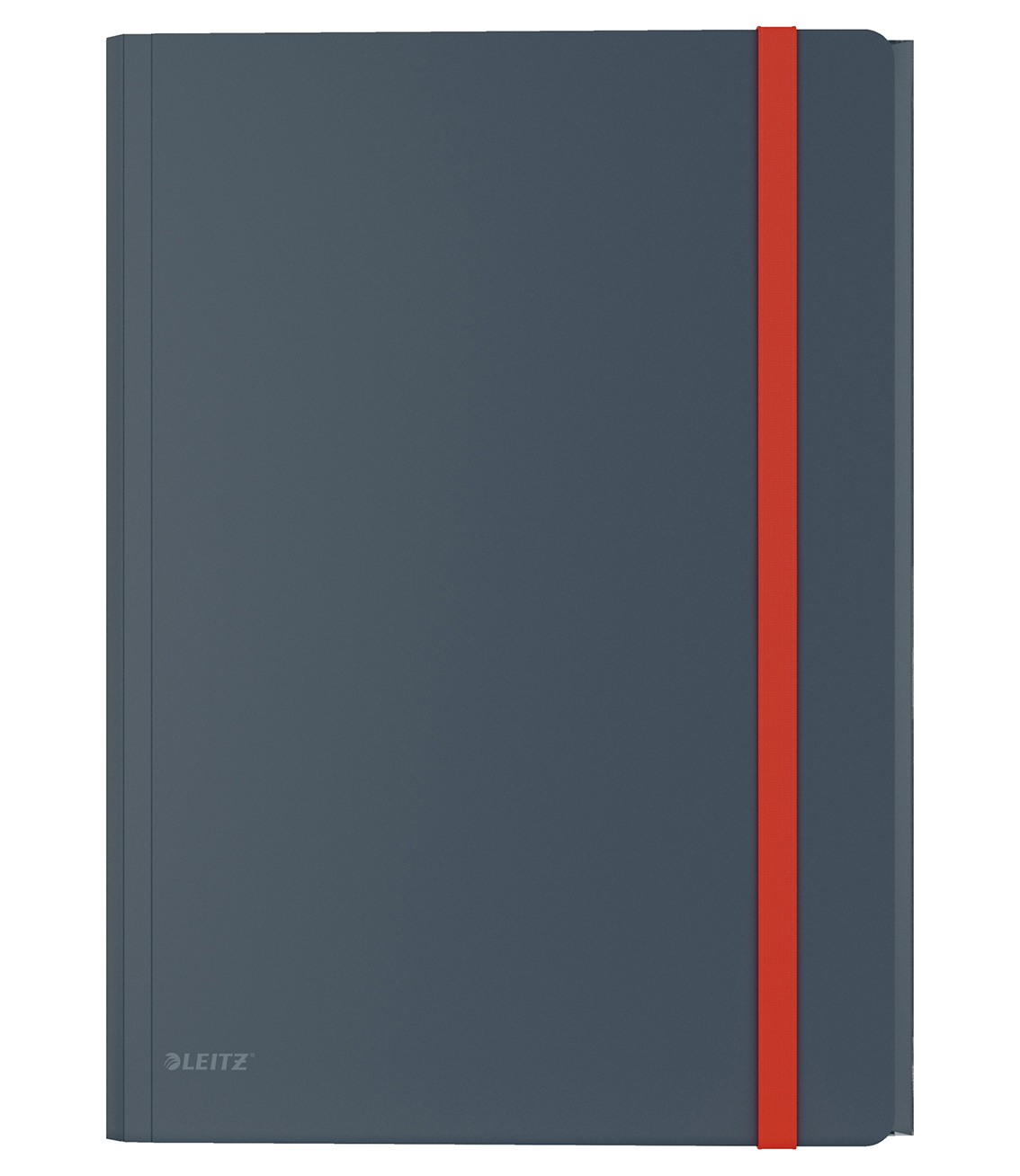 Папка на резинках Leitz Cosy, A4, PP, до 150л., с тремя клапанами, серый LEITZ - фото 2