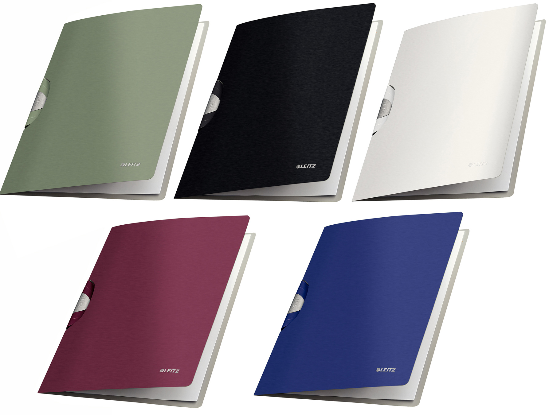 Папка с клипом Style ColorClip А4, пластик, титан син. LEITZ - фото 1