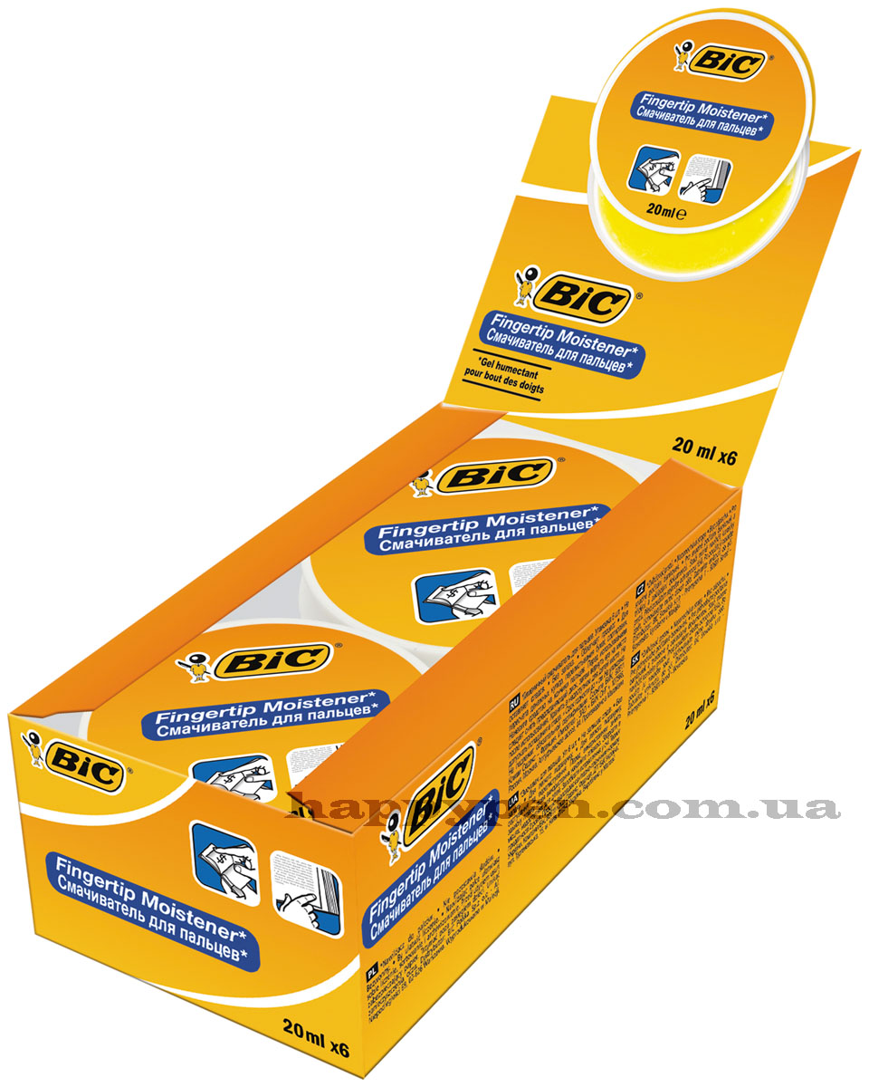 Увлажнитель для пальцев глицерин Фингертип, 20мл. Bic - фото 1