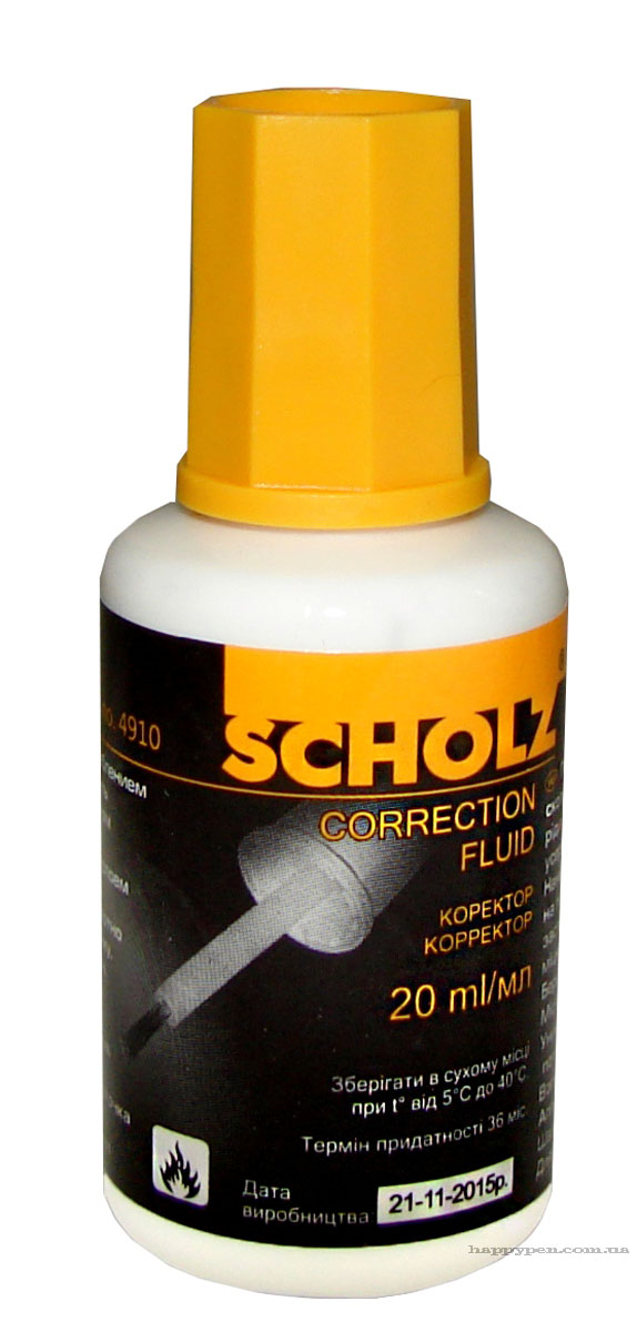 Корректор 20мл., с кисточкой, на масляной основе Scholz - фото 2