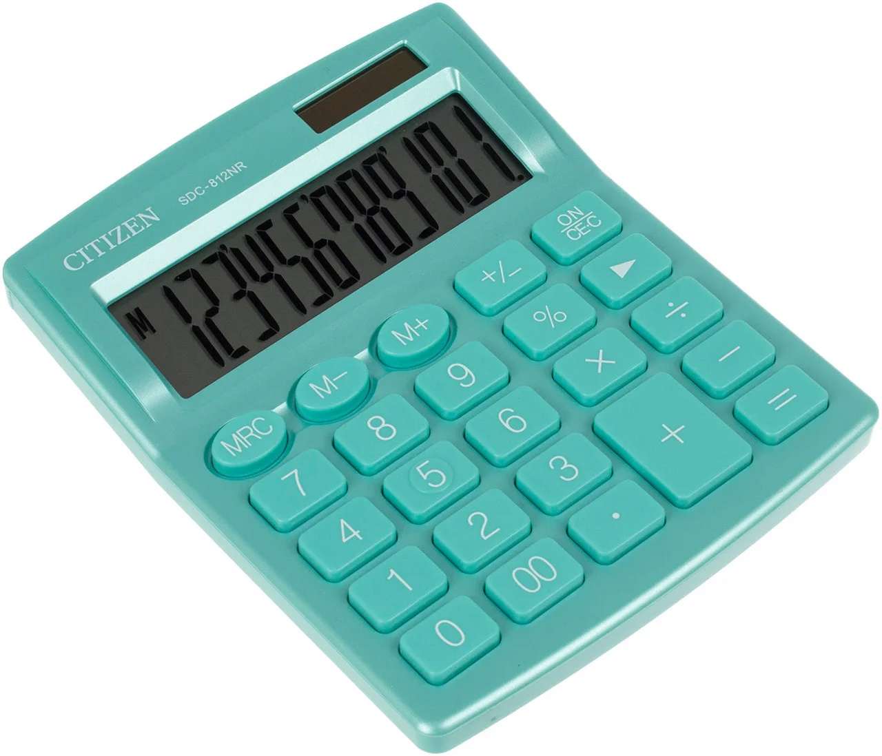 Калькулятор SDC444XRGNE-green, 12 розрядів, (204х155х32мм.), зелен. Citizen - фото 4