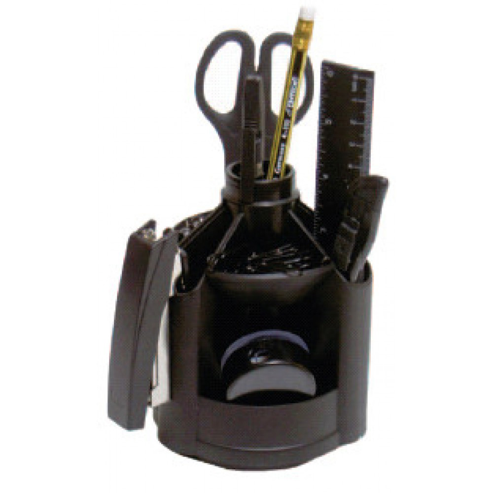 Набір настільний обертовий 12 предметів, чорн. 4Office - фото 1