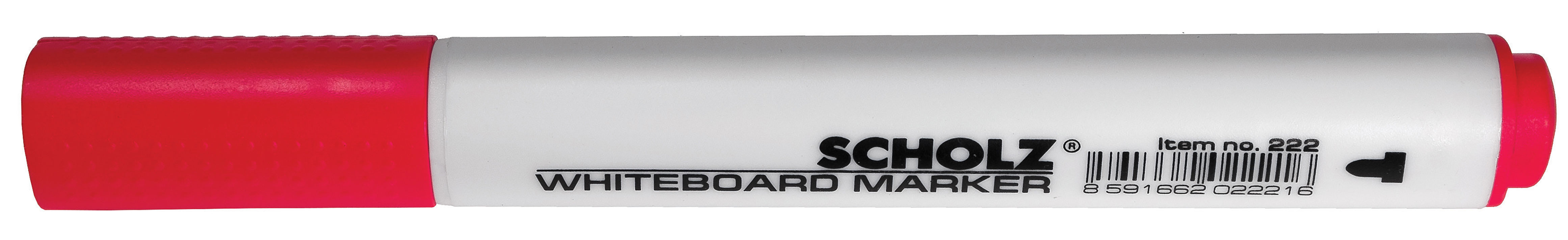 Маркер для досок круглое острие 1-2мм., красн. Scholz - фото 1