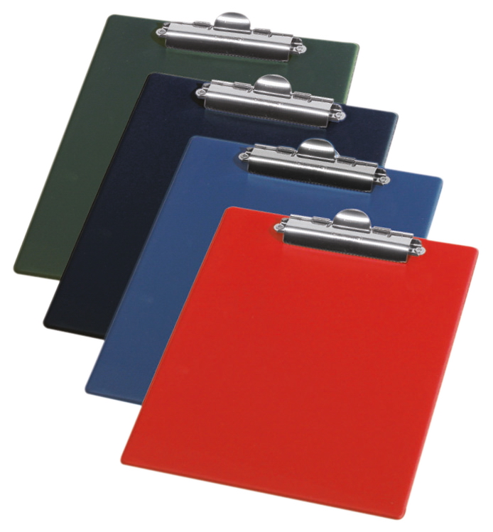 Планшет з верхнім притиском А4, PVC, син. PantaPlast - фото 1