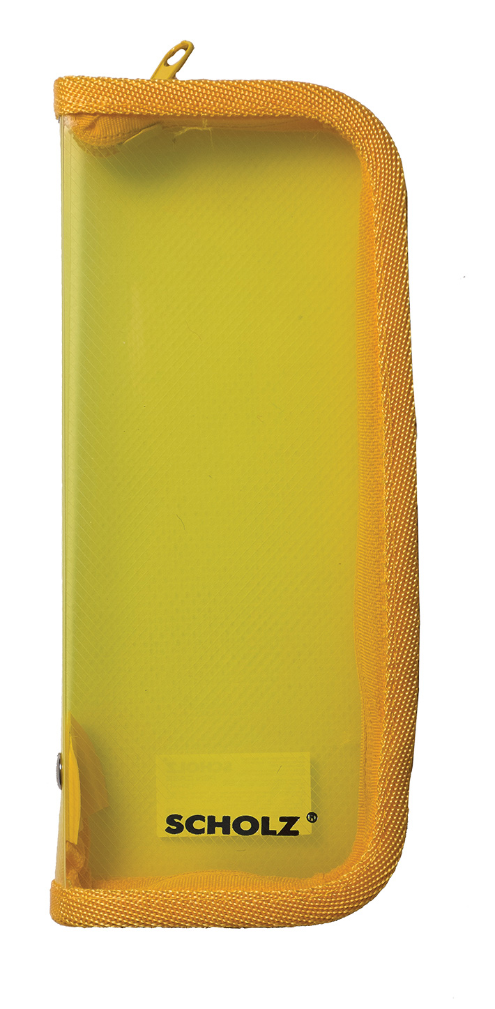 Папка-конверт на блискавці 75мм.*195мм.*30мм., асорті Scholz - фото 2