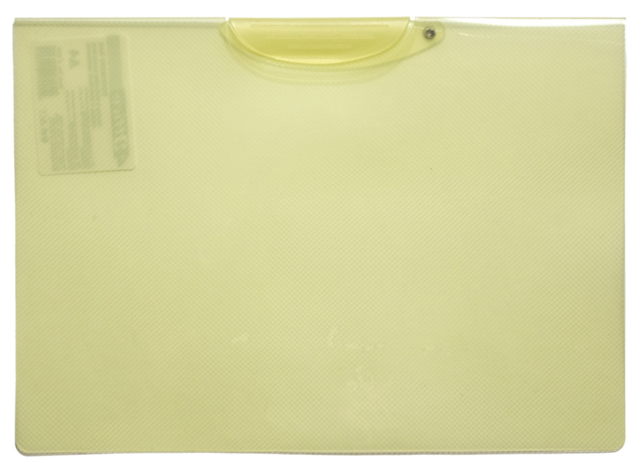 Папка с клипом А4, пластик, толщина 450мкм., ассорт. 4Office - фото 1