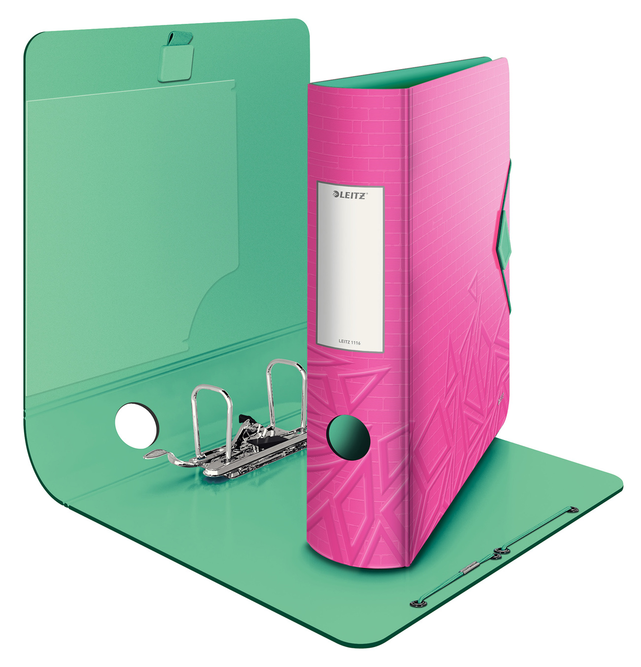 Реєстратор 8.2см. А4 (PP) Active Urban Chic 180°, рожев. LEITZ - фото 1