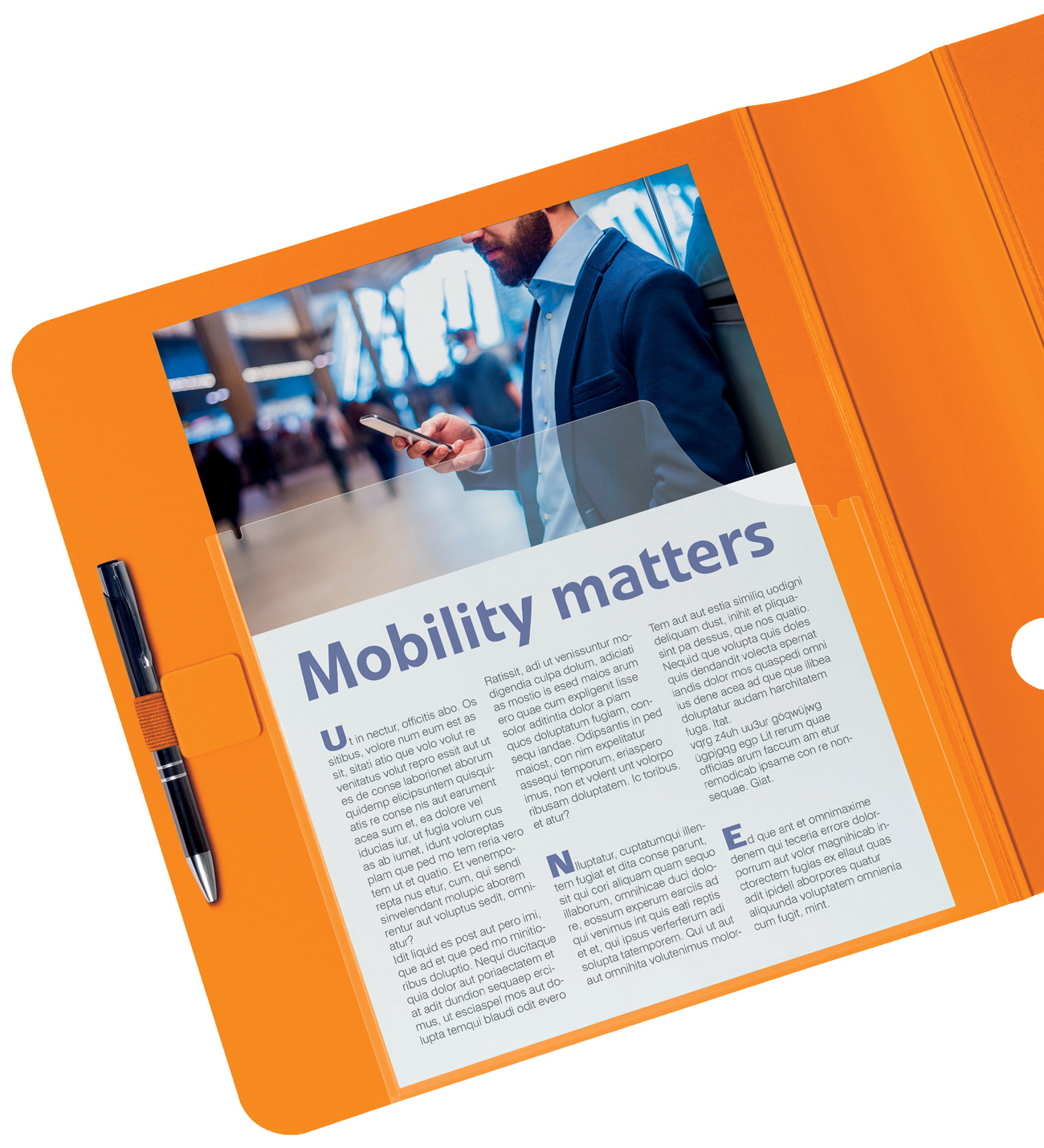 Регистратор 8.2см. А4 (PP) Active Urban Chic 180°, серый LEITZ - фото 3