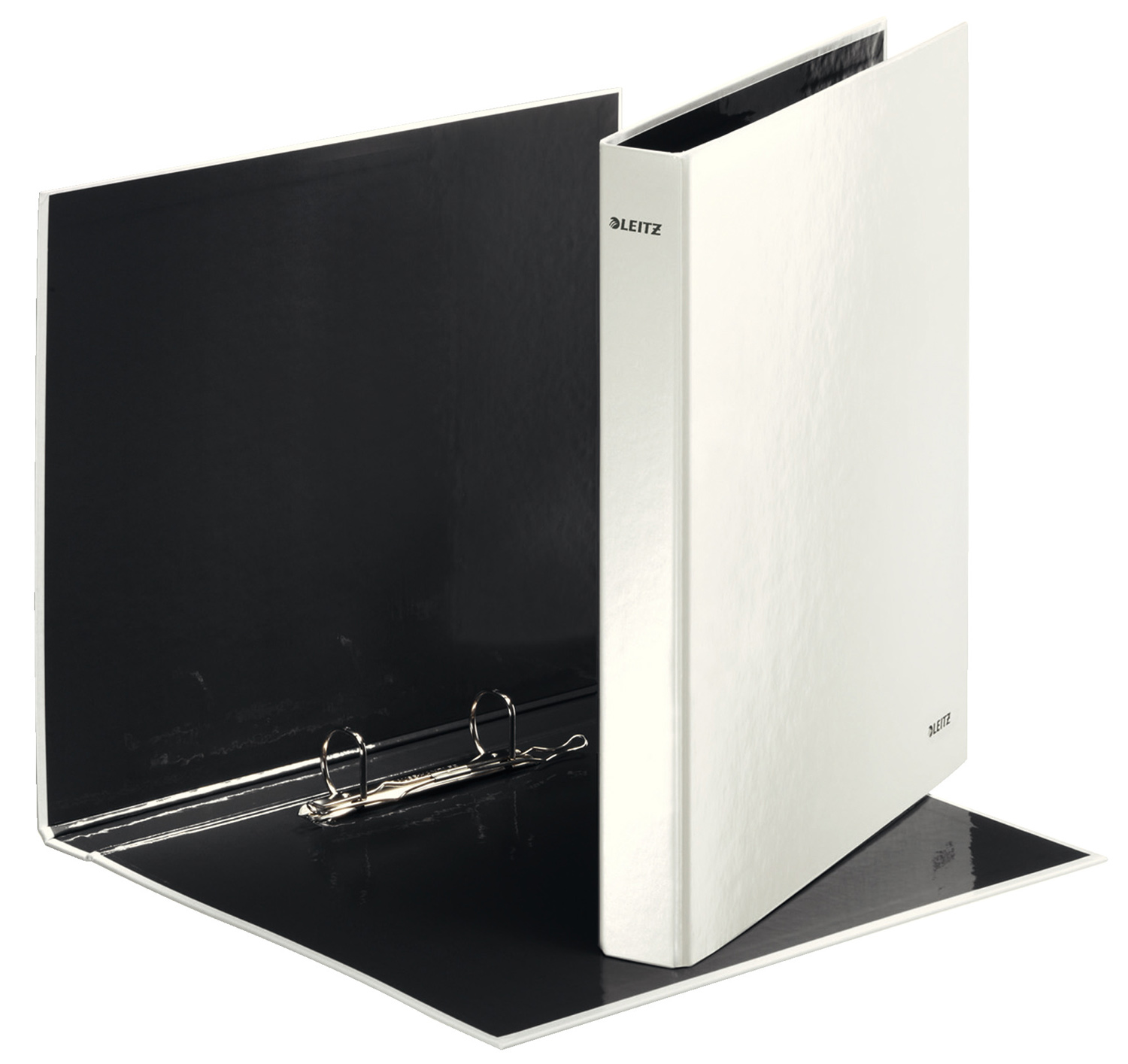 Папка А4+, 25см., 2кільця, Wow, метал. біл. LEITZ - фото 1