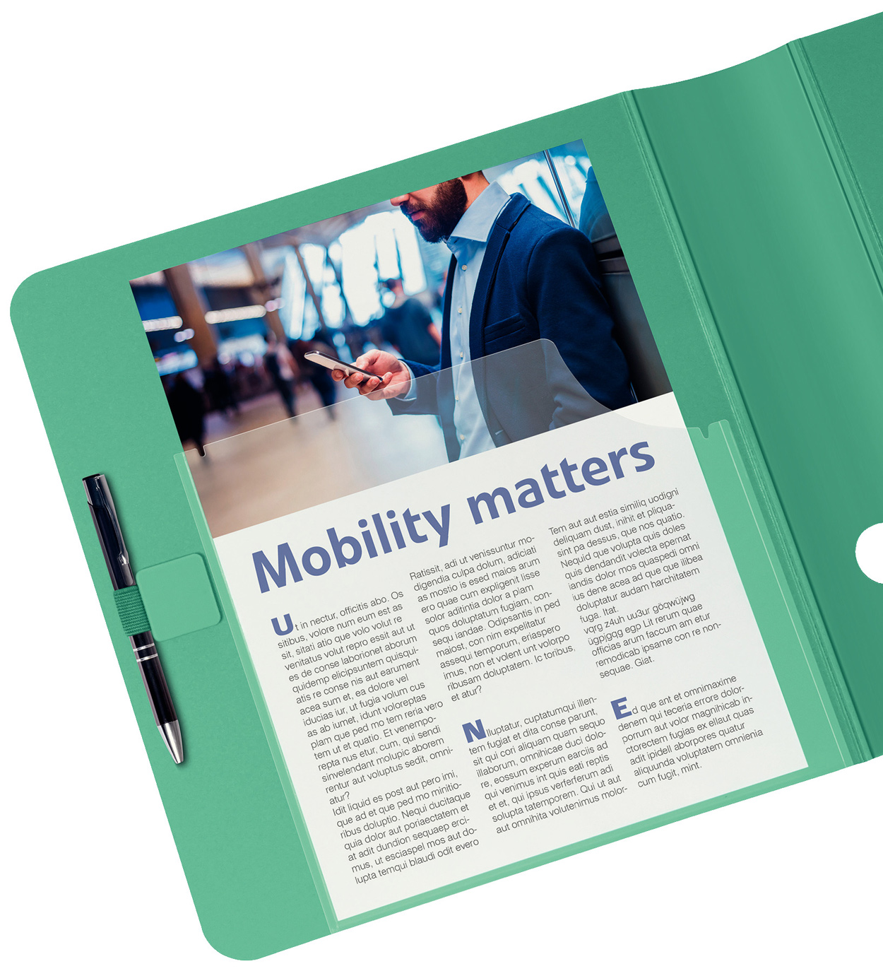 Реєстратор 8.2см. А4 (PP) Active Urban Chic 180°, рожев. LEITZ - фото 3