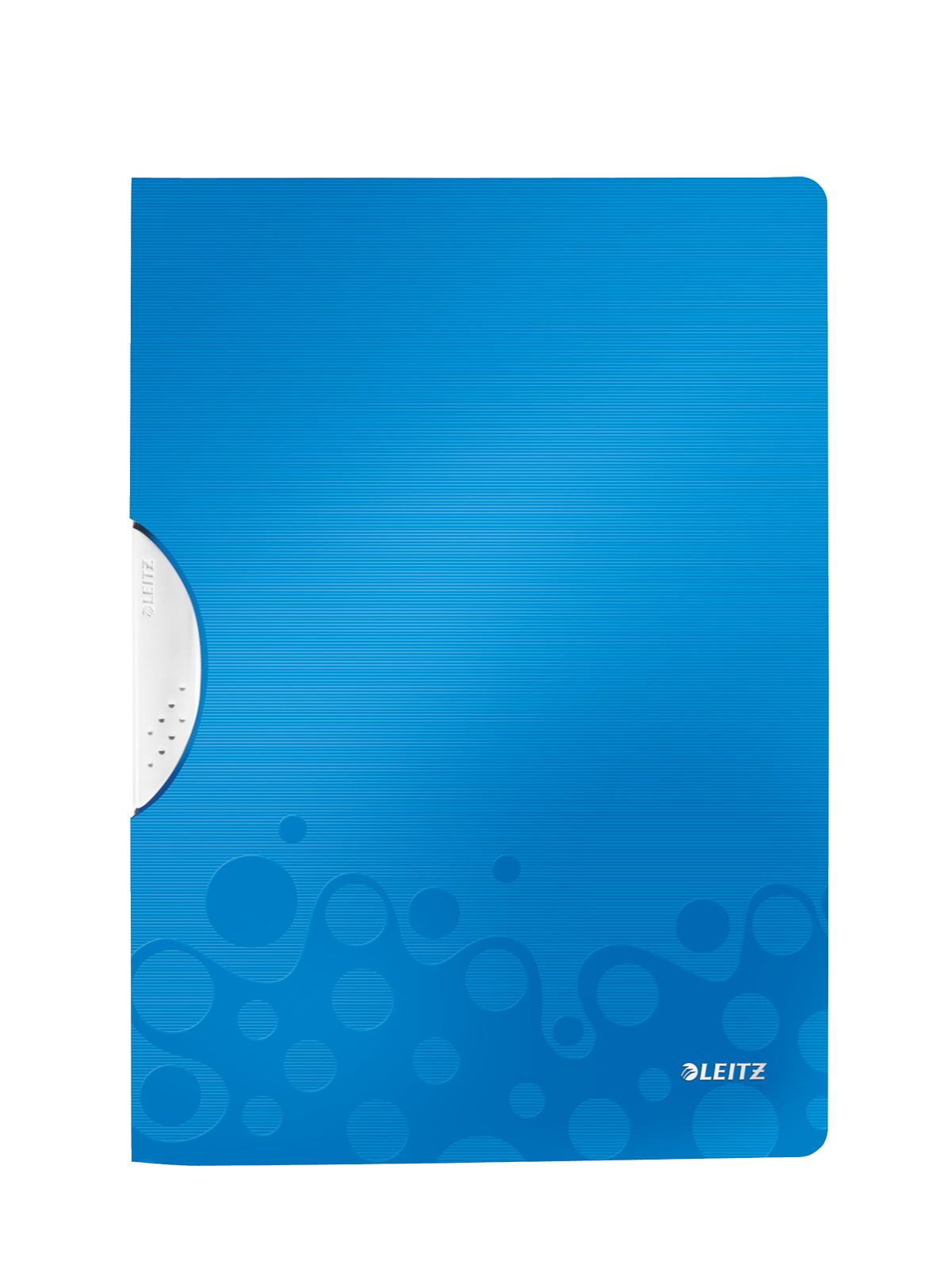 Папка с клипом Wow ColorClip А4, пластик, метал. голуб. LEITZ - фото 1