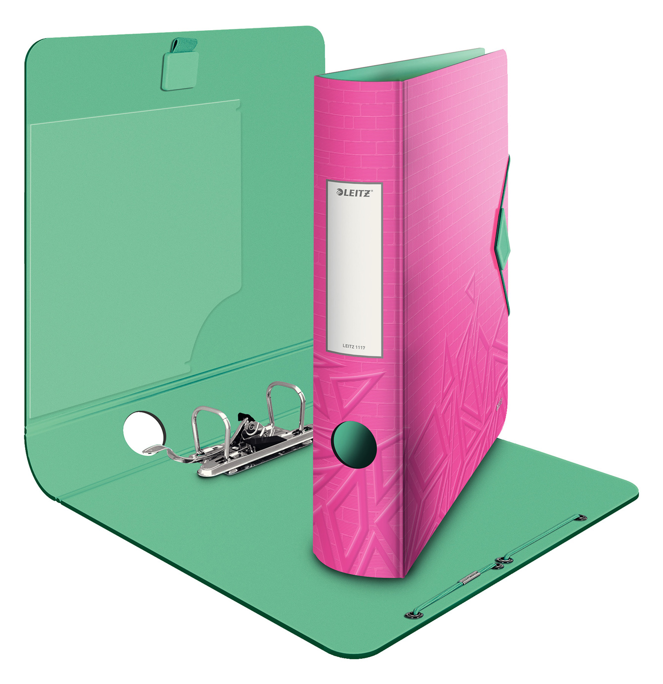 Регистратор 6.5см. А4 (PP) Active Urban Chic 180°, розов. LEITZ - фото 1