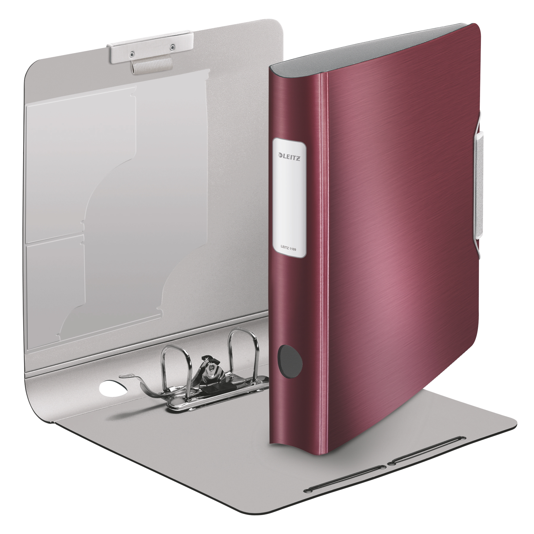 Регистратор 5см. А4 (PP), 180°, Style, гранатовый красн. LEITZ - фото 4