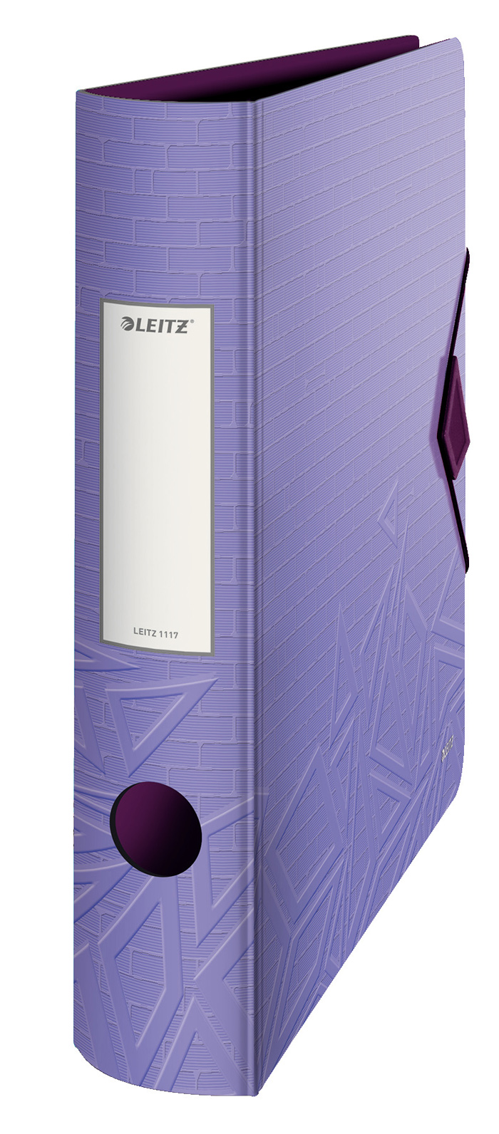 Регистратор 6.5см. А4 (PP) Active Urban Chic 180°, фиолет. LEITZ - фото 3