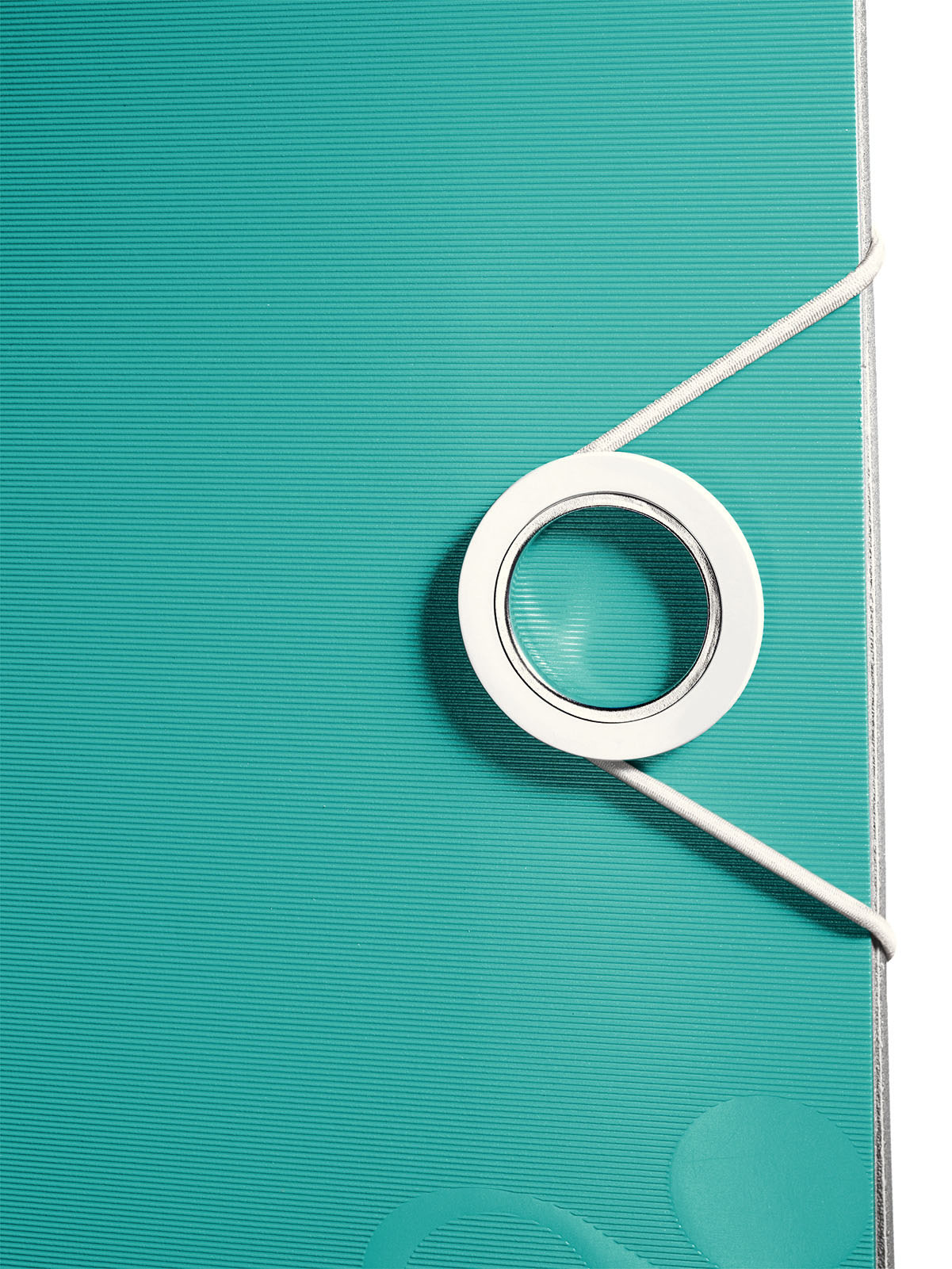 Реєстратор 6,5см. А4 (PP) Active Wow, метал. бірюз. LEITZ - фото 1