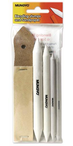 Набір для креслення та малювання (блендер - 8шт.таі шліфовка) Mungyo - фото 1