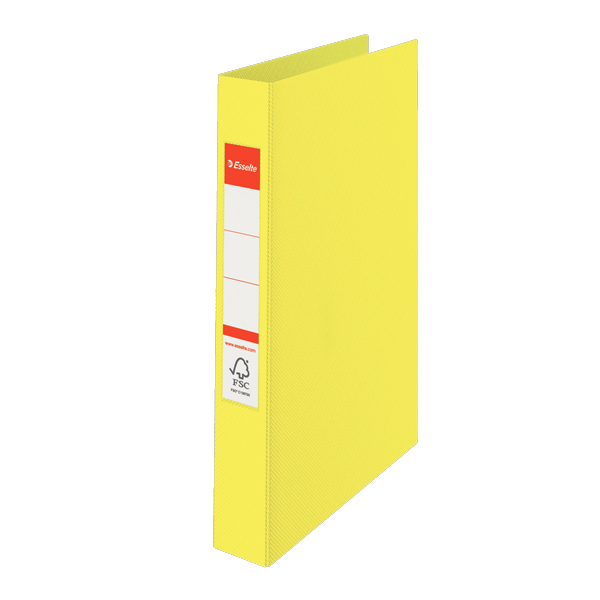 Папка А4 25мм. 2кольца Colour'ice, желт. Esselte - фото 2