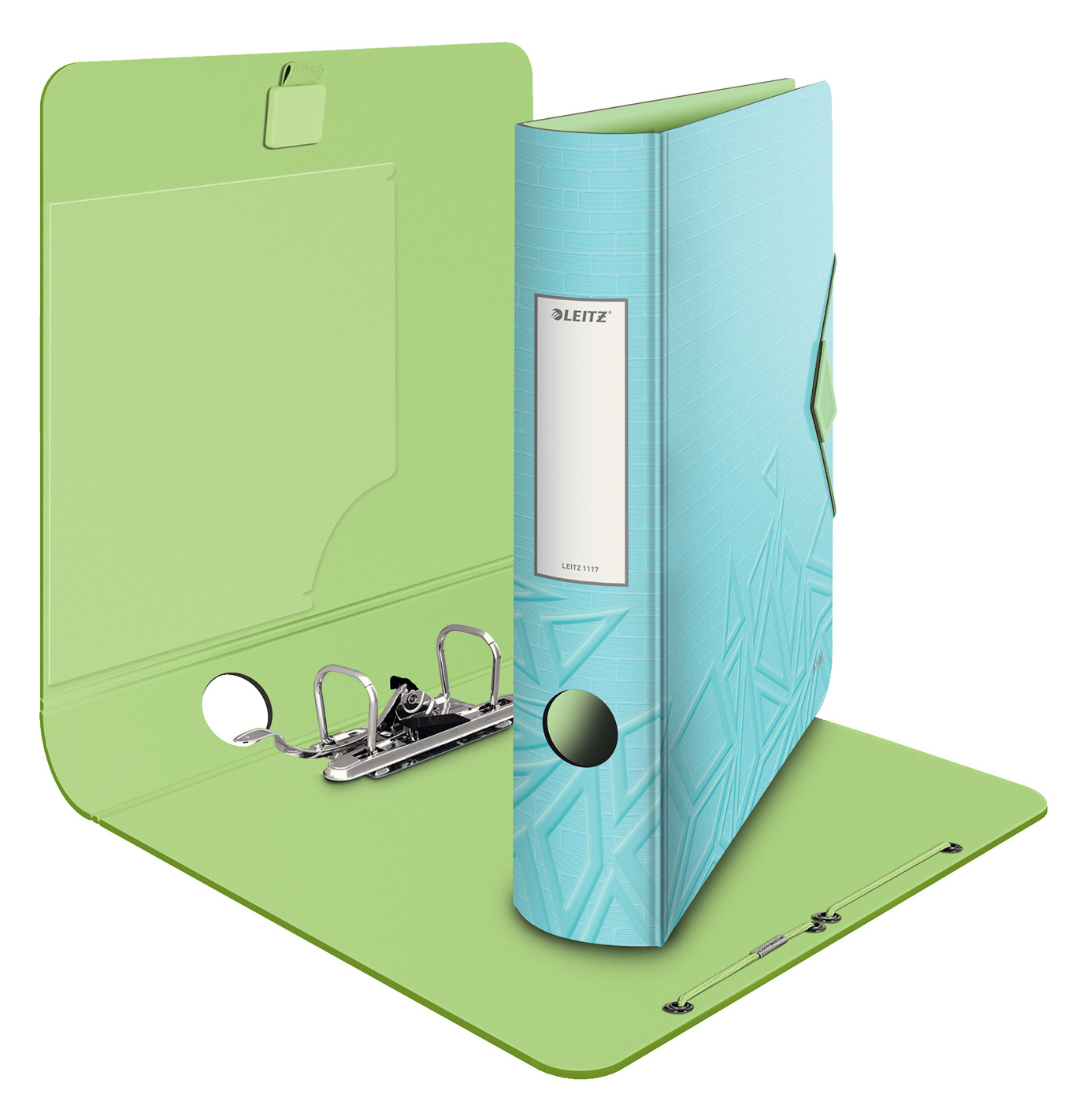 Регистратор 6.5см. А4 (PP) Active Urban Chic 180°, голуб. LEITZ - фото 4