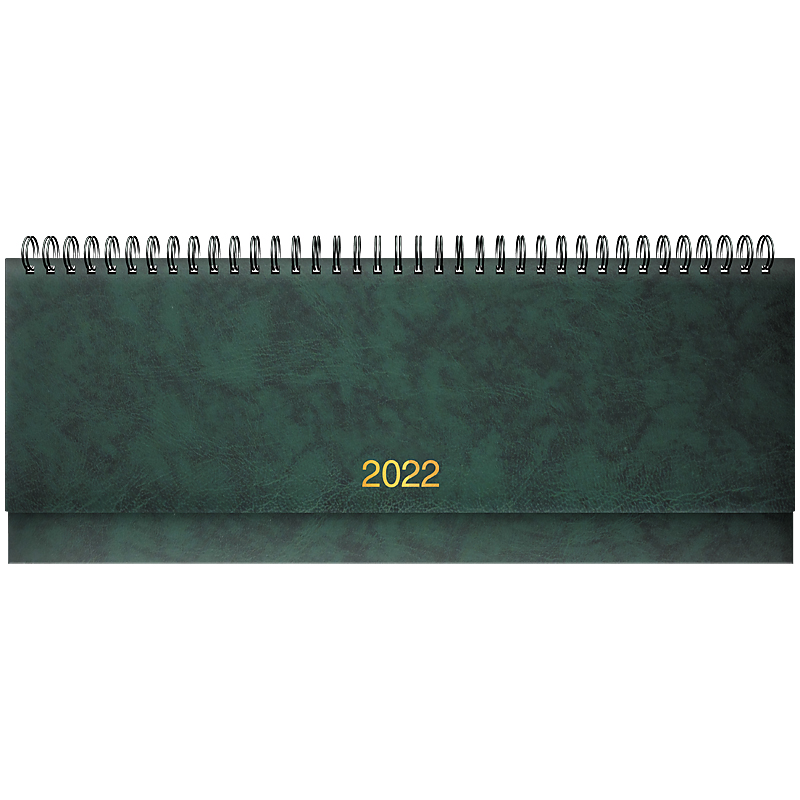 Планинг датированный 2022 Miradur, 32.6x10.2см., зелен. Brunnen - фото 2