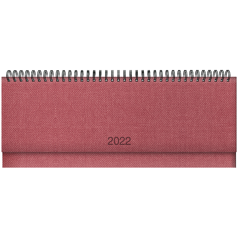 Планинг датированный 2022 Tweed, 32.6x10.2см., красн. Brunnen - фото 2